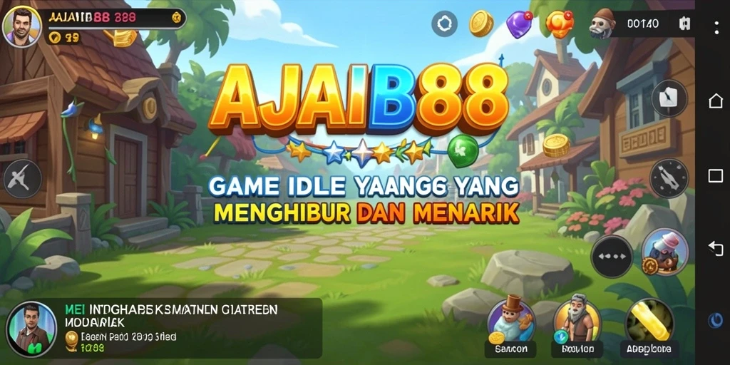 Tampilan gameplay AJAIB88 yang menarik dan penuh warna.