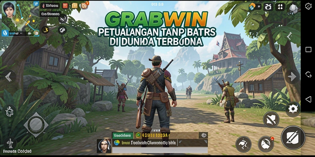 Gameplay menarik di dunia terbuka GRABWIN.