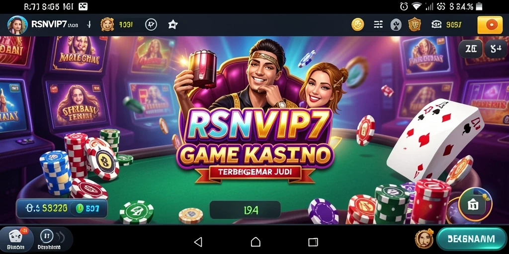 Screenshot gameplay RSNVIP7 menampilkan pengalaman Kasino yang menegangkan.
